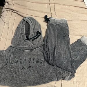 PINK Victoria's Secret Charcoal Hoodie